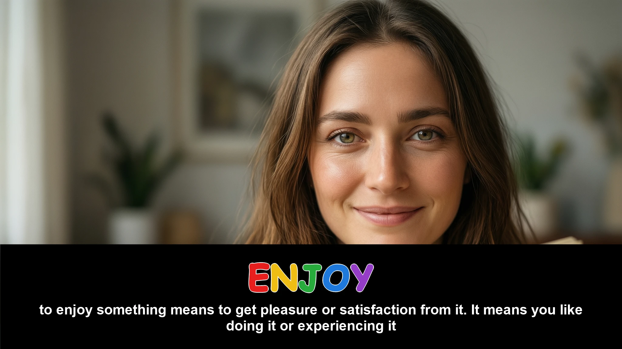 English Illustration for enjoy